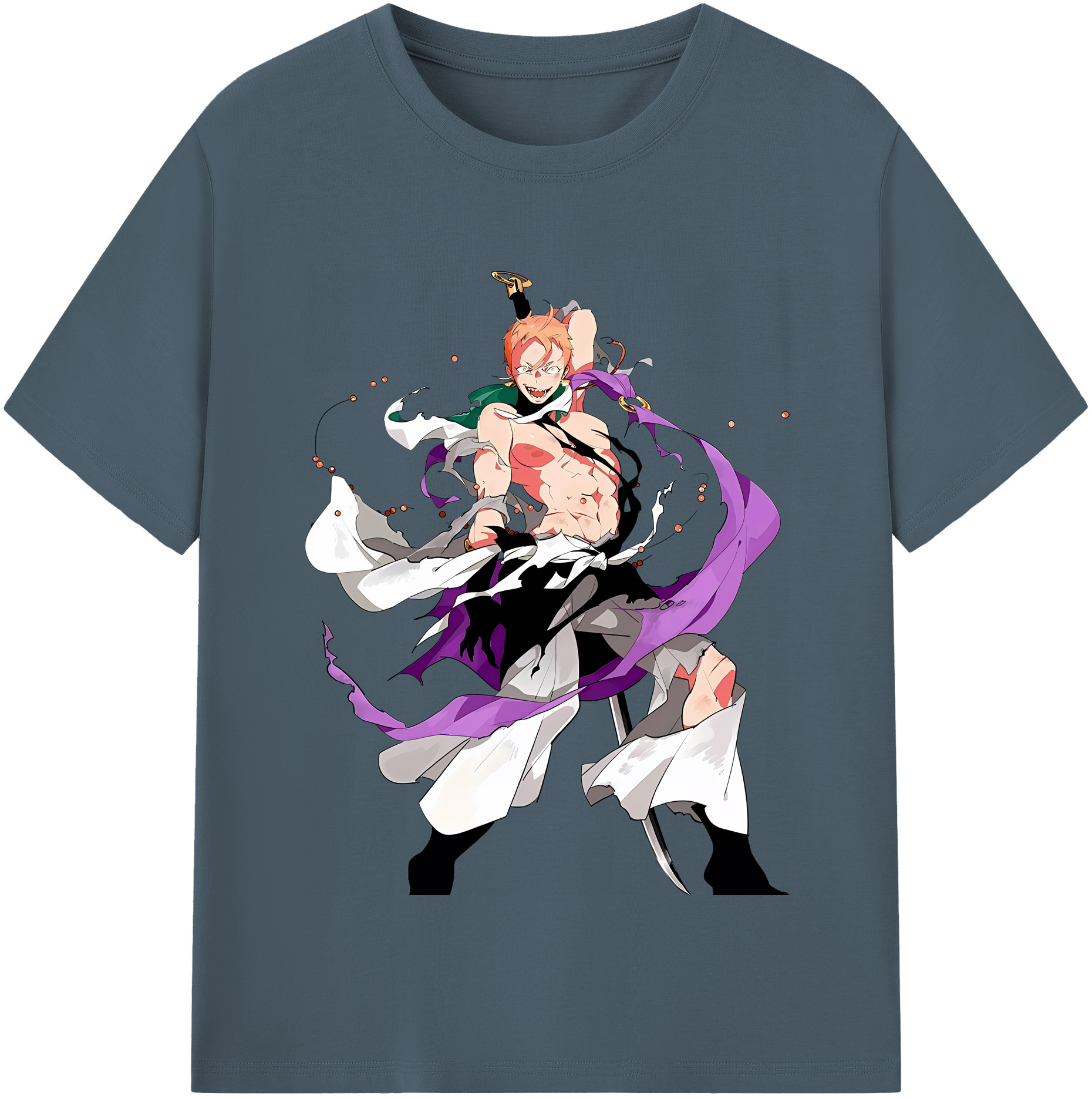 （画像用） 刀剣乱舞 Touken Ranbu 綿100％半袖Tシャツ（フロントプリント）